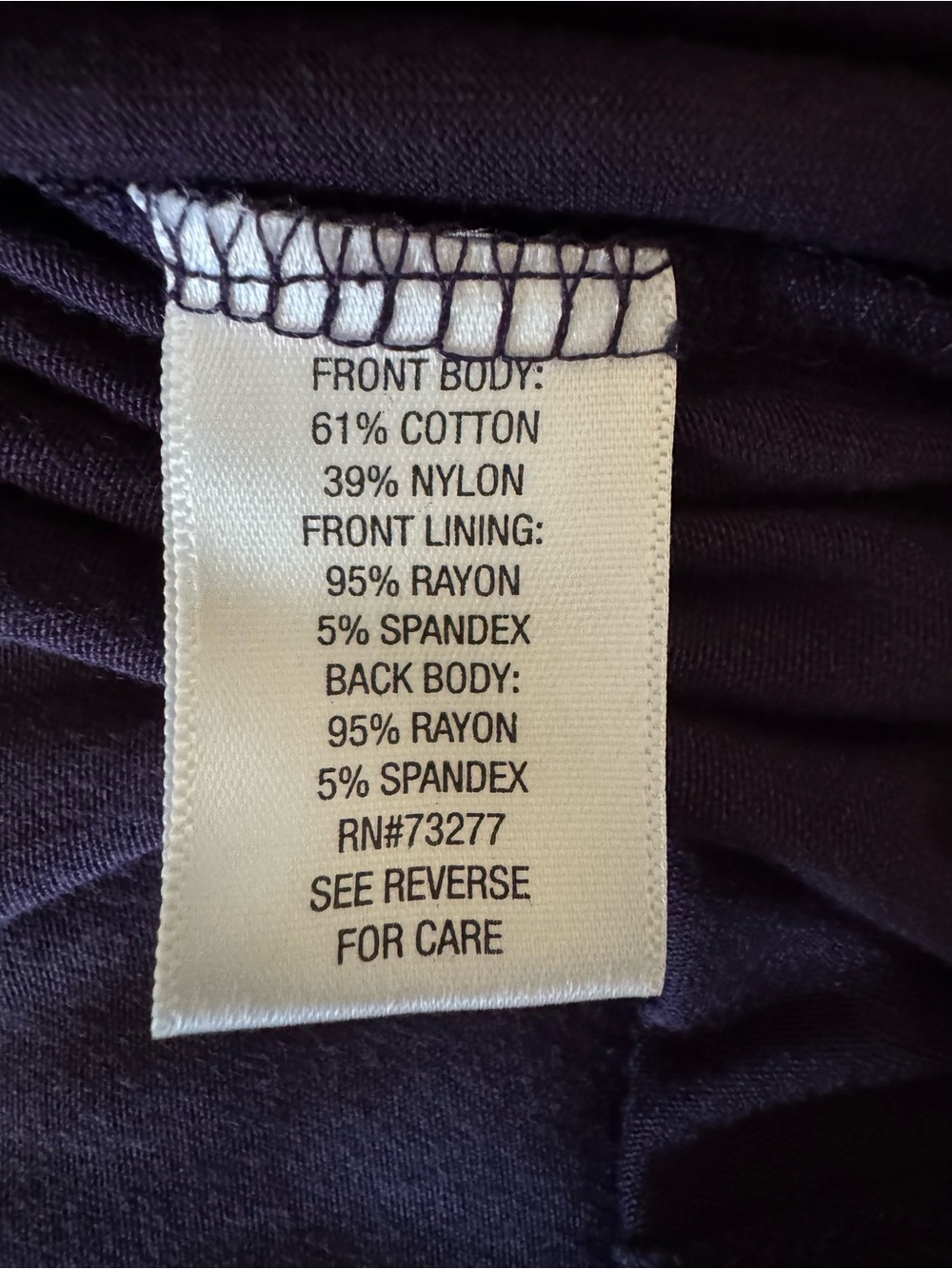 Croft & Barrow Mixed Media Lace
Blouse Plum Purple Plus Size 2X
3/4 Sleeve -NWOT - Picture 4 of 9